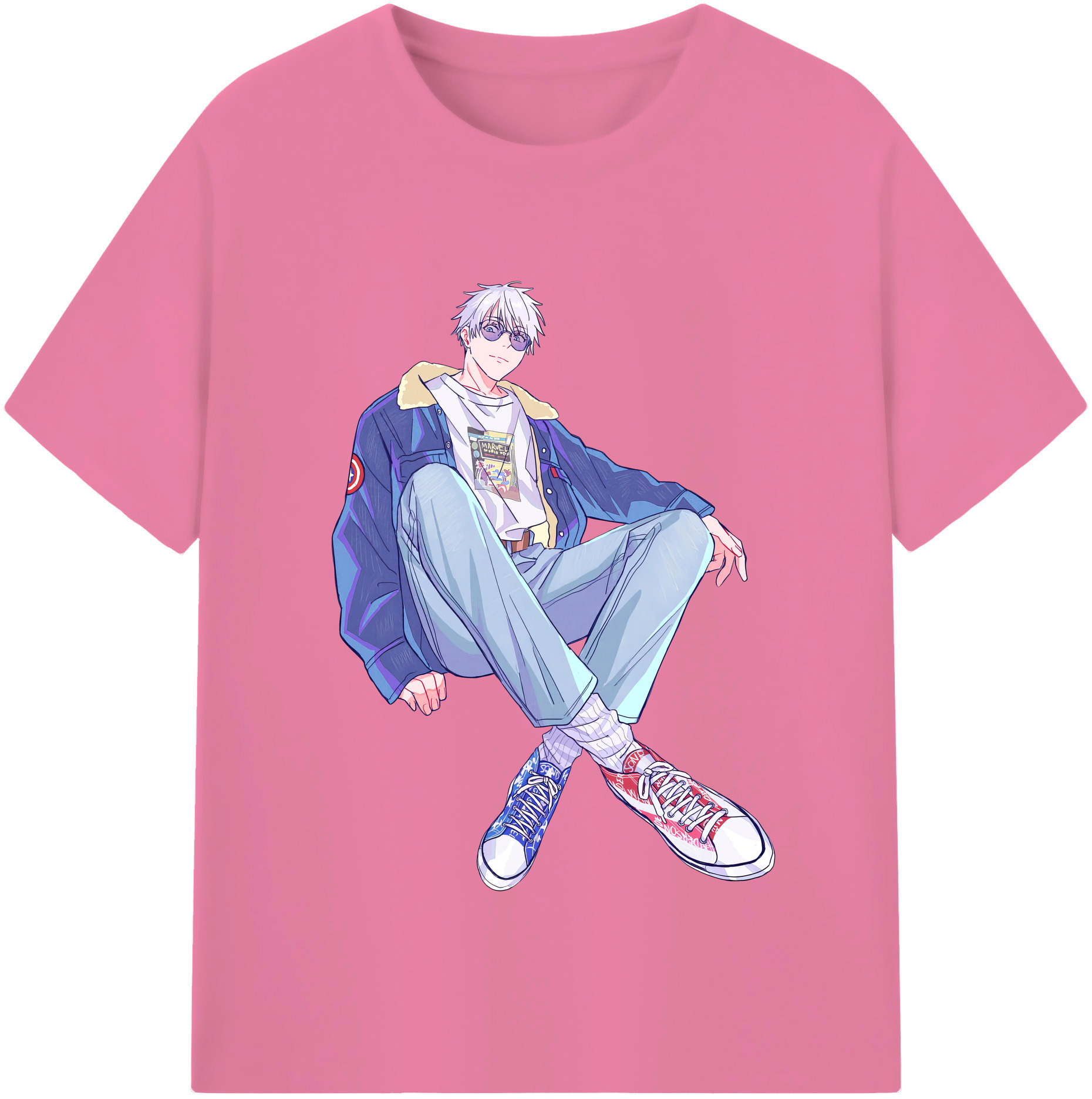 （画像用） 呪術廻戦 Jujutsu Kaisen 綿100％半袖Tシャツ（フロントプリント）
